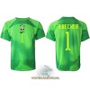 Officiële Voetbalshirt Doelman Brazilië Alisson Becker 1 Uit WK 2022 - Heren